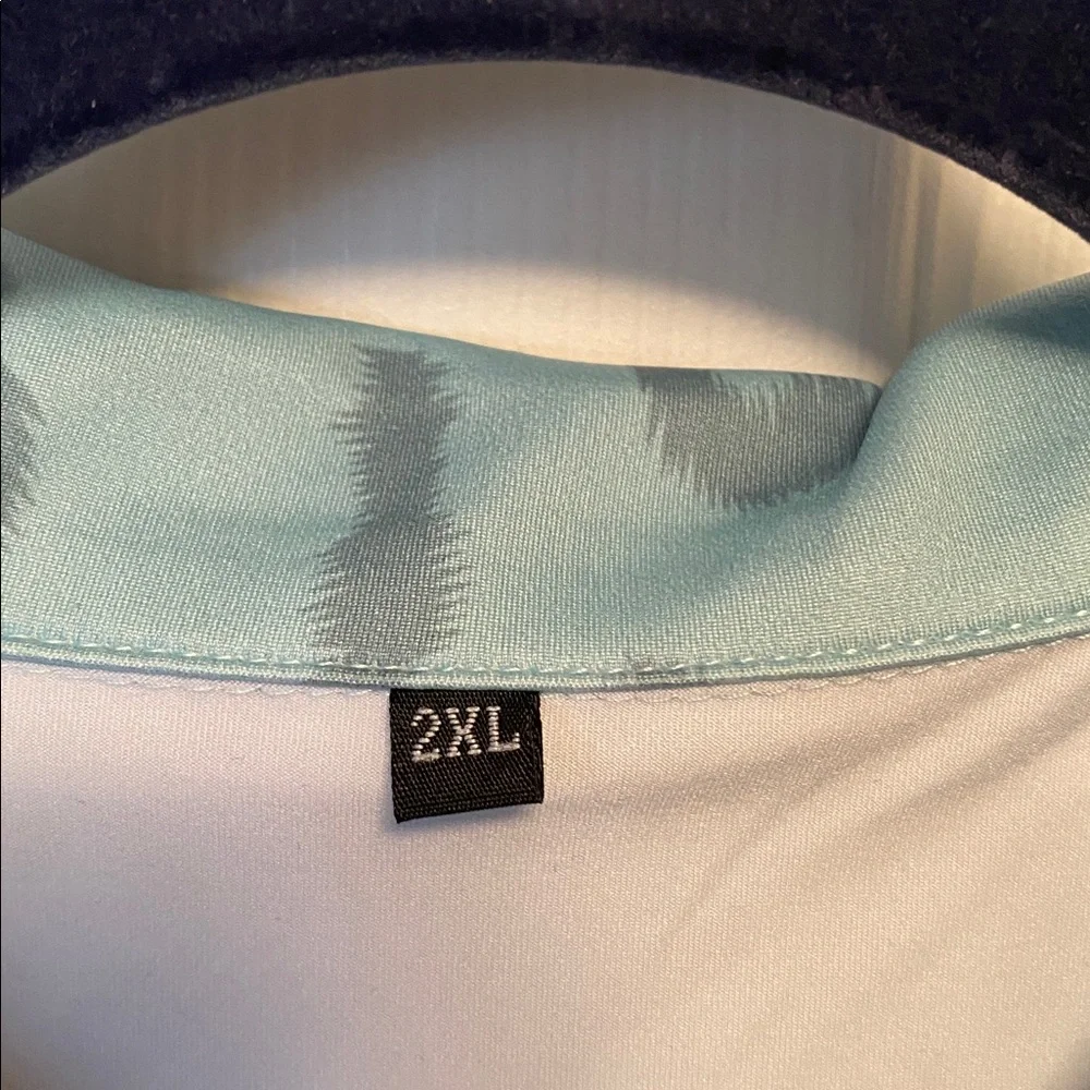 Fkeep Light Blue Patterned Sleeveless Athletic Dress and Shorts Set… - Picture 3 of 6